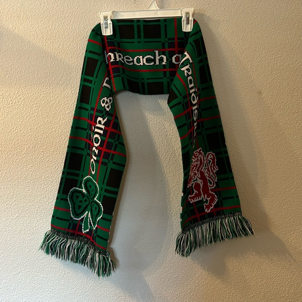 East side Firefighters pipes and drums scarf with fringe